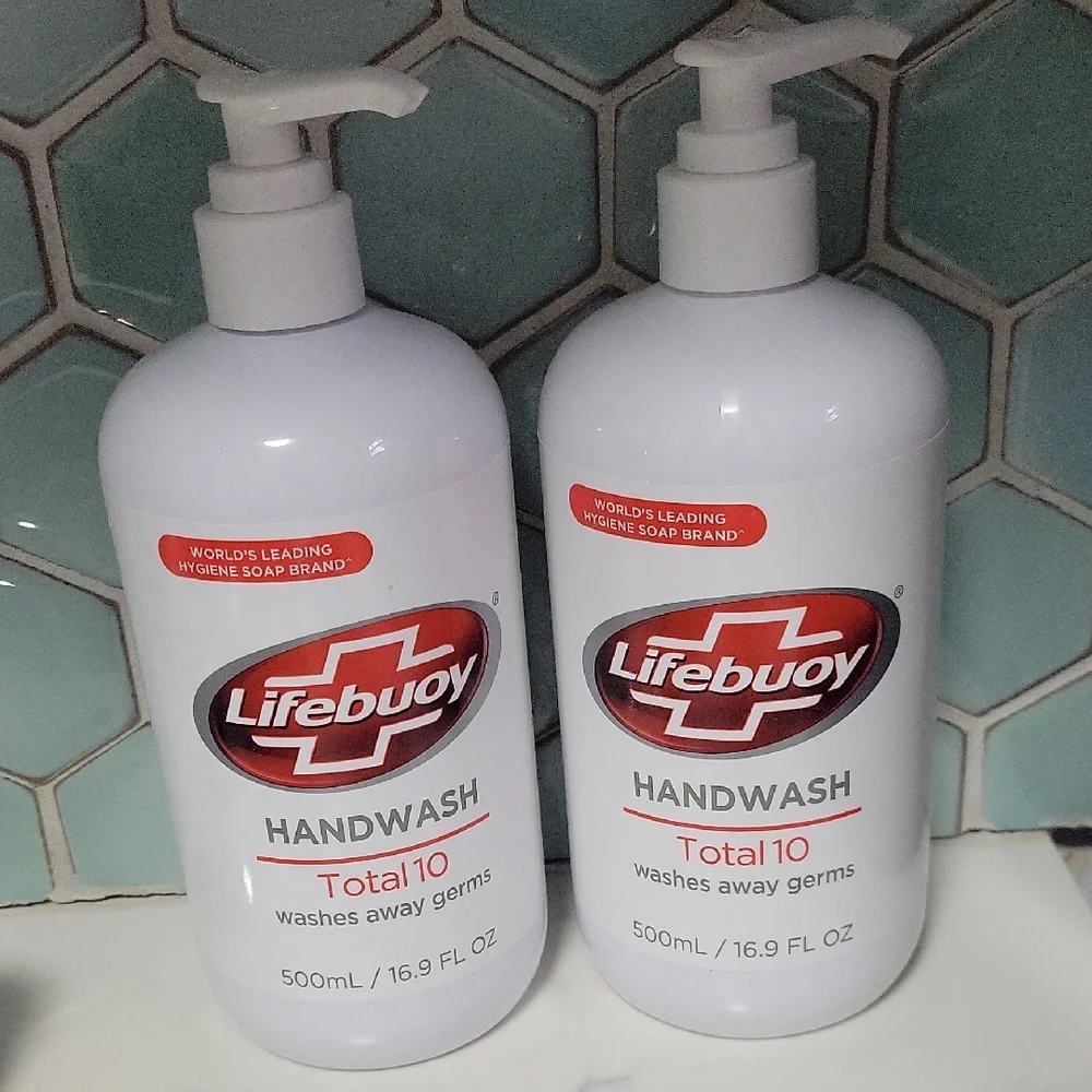 Lifebuoy Handwash Total 10 Washes Away Germs World's Leading Hygiene Soap Brand